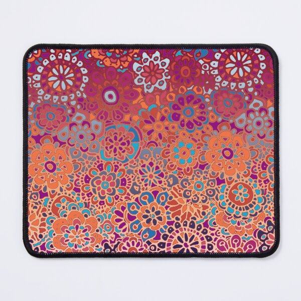 Item preview, Psychedelic Ombre Flower Doodle designed and sold by micklyn.