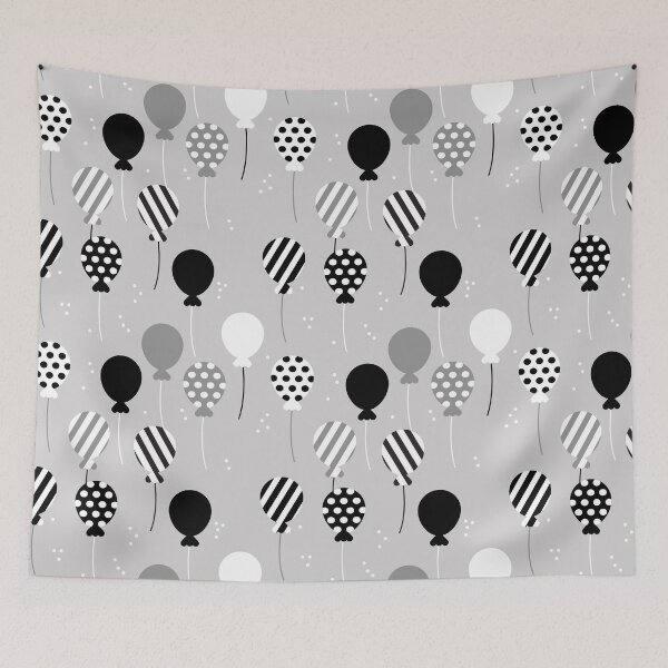 Artikelvorschau, Party Balloons - Grey entworfen und verkauft von Rainbows Galore.