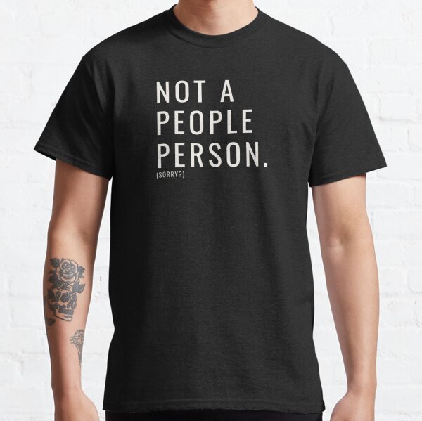 Used to be a People Person Antisocial Women's T Shirt Ladies Tee