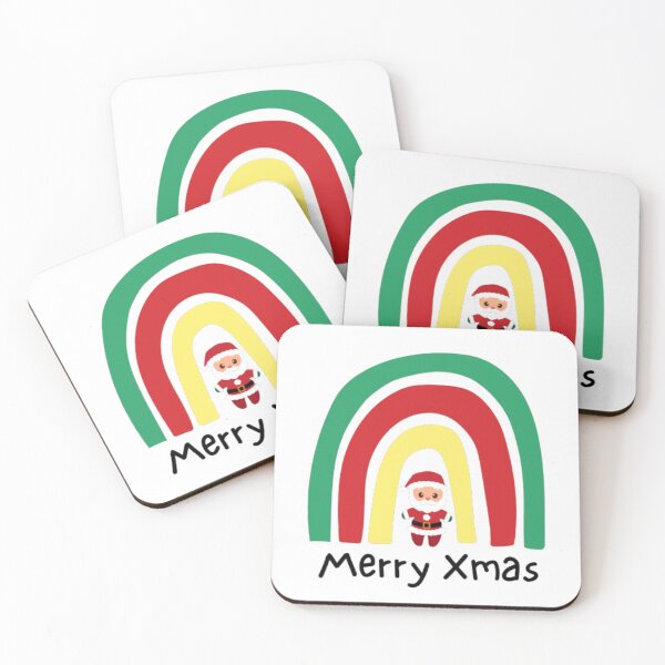 Item preview, Merry Xmas Rainbow designed and sold by LMoonDesigns.