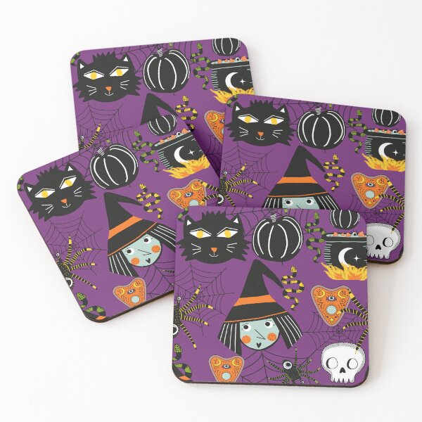 Item preview, Halloween Cute Witch Purple designed and sold by susycosta.