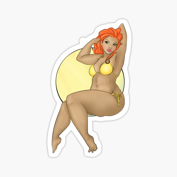 Beach Babe Sticker