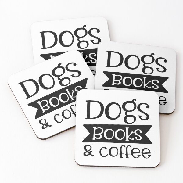 Item preview, dogs books and coffee designed and sold by PRB1989.