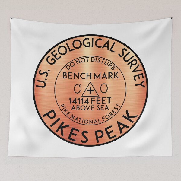 Item preview, PIKES PEAK COLORADO GEOCACHING USGS PIKE NATIONAL FOREST ROCKY MOUNTAINS designed and sold by DESTINATIONS DECAL.