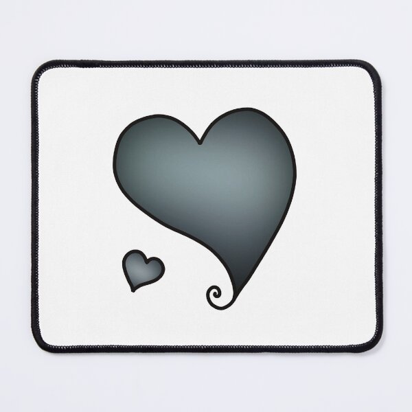 Item preview, Heart grey blended designed and sold by Krista Robertson.