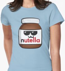 Nutella face 6 Women's Fitted T-Shirt