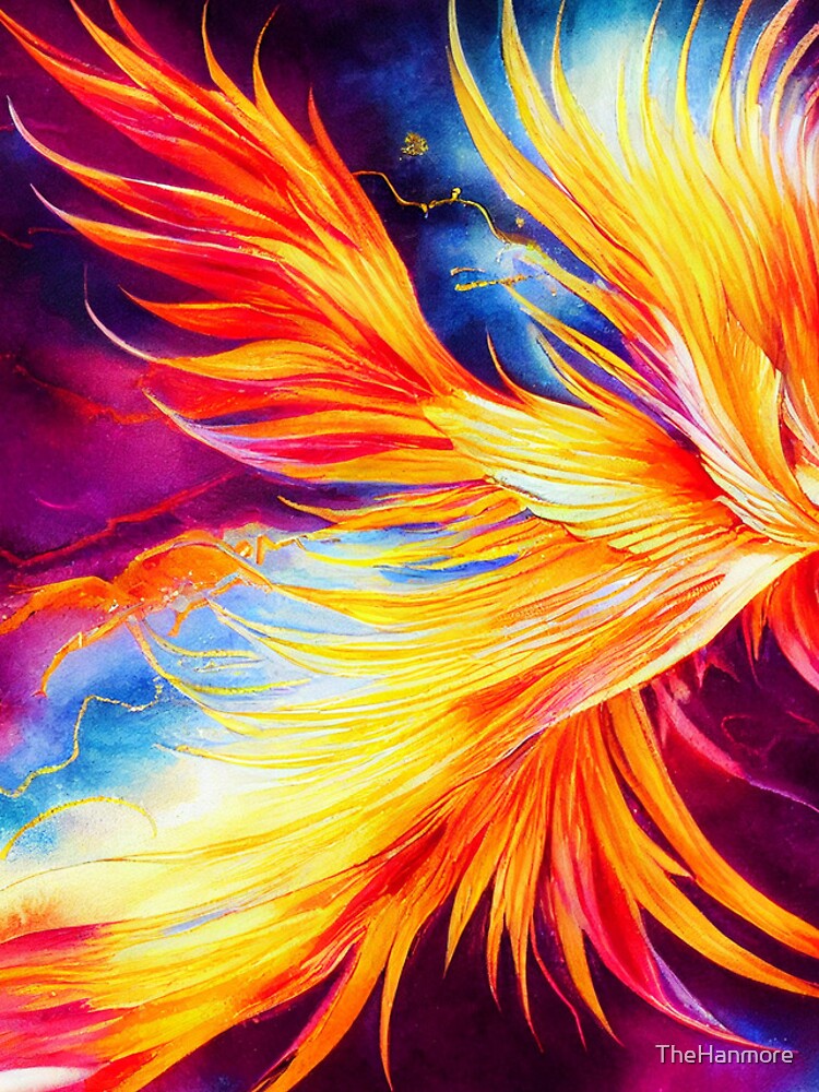 Thumbnail 4 of 4, iPhone Case, Phoenix Rising designed and sold by TheHanmore.