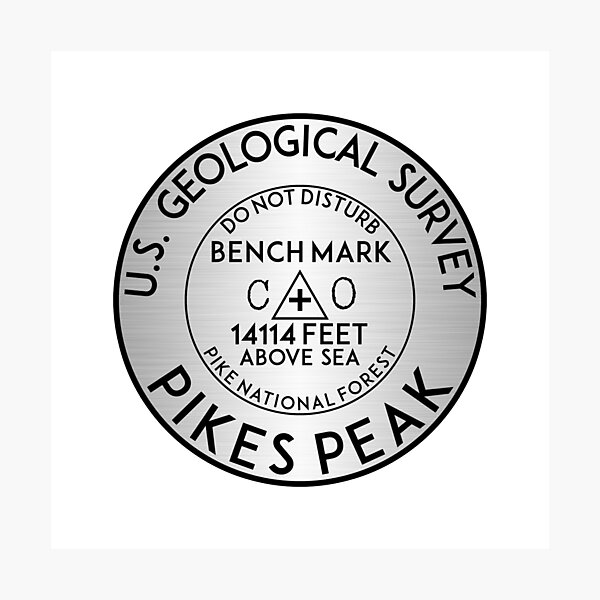 Item preview, PIKES PEAK COLORADO GEOCACHING PIKE NATIONAL USGS FOREST ROCKY MOUNTAINS 2 designed and sold by DESTINATIONS DECAL.