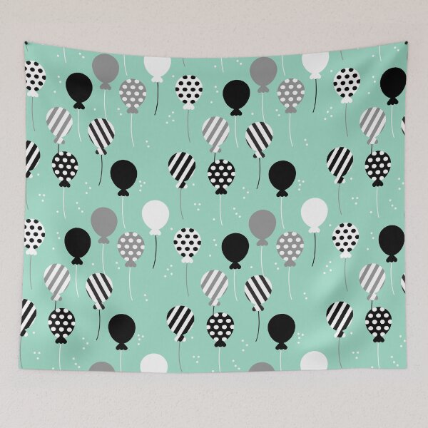 Item preview, Party Balloons - Mint designed and sold by Rainbows Galore.