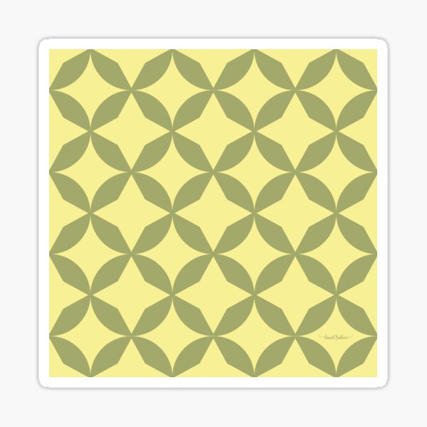 Vista previa del artículo con la obra «Geometric Amarillo», diseñado y vendido por AnaidZahori.
