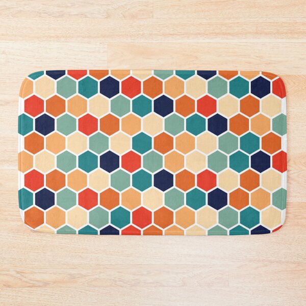 Item preview, Retro Vintage Hexagon Pattern designed and sold by alifart.