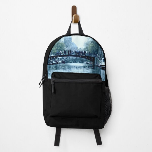 Item preview, Amsterdam city view of canals bridge and buildings  designed and sold by marghe41.