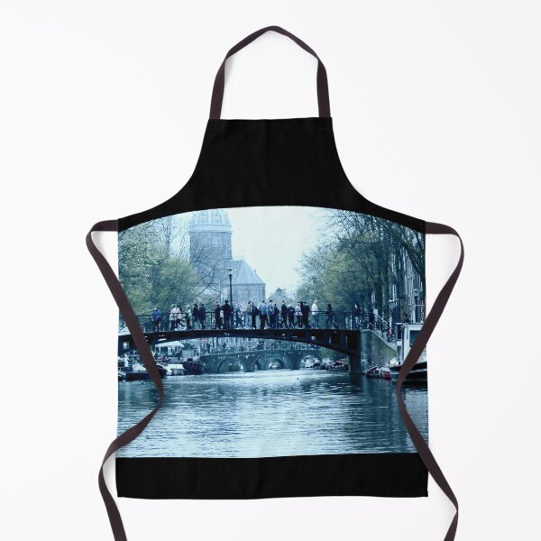 Item preview, Amsterdam city view of canals bridge and buildings  designed and sold by marghe41.