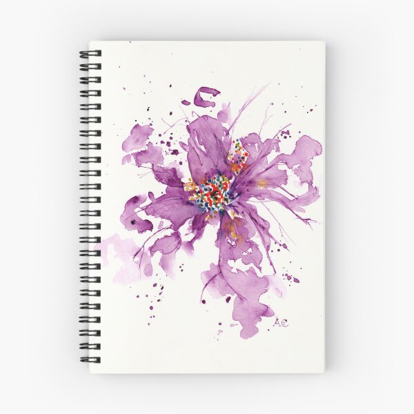 Item preview, Abstract flower in purple color designed and sold by Cacatuart.