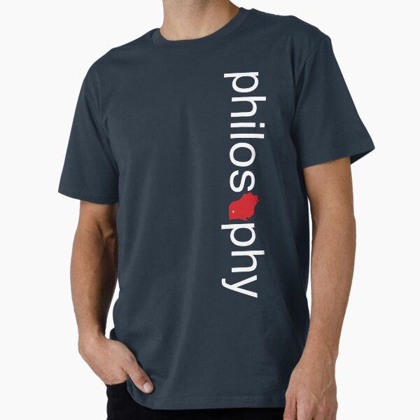 Philosconsin White vertical Premium T-Shirt