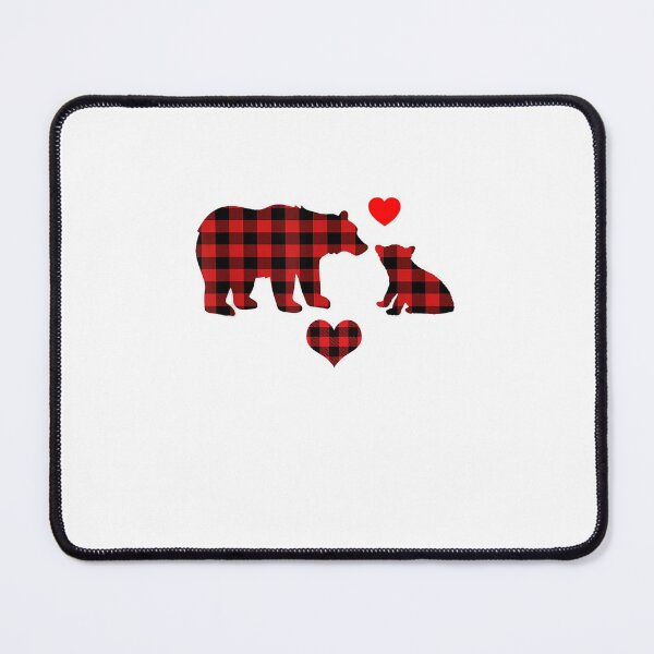 Item preview, Grandma Bear Christmas Pajama Red Plaid Buffalo Family Gift designed and sold by ShakitaMa.