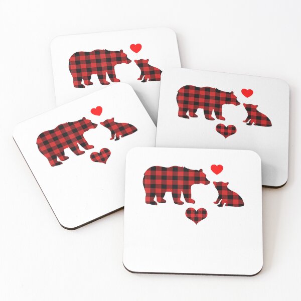 Item preview, Grandma Bear Christmas Pajama Red Plaid Buffalo Family Gift designed and sold by ShakitaMa.