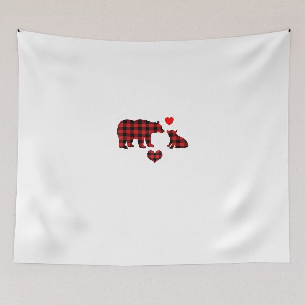 Item preview, Grandma Bear Christmas Pajama Red Plaid Buffalo Family Gift designed and sold by ShakitaMa.