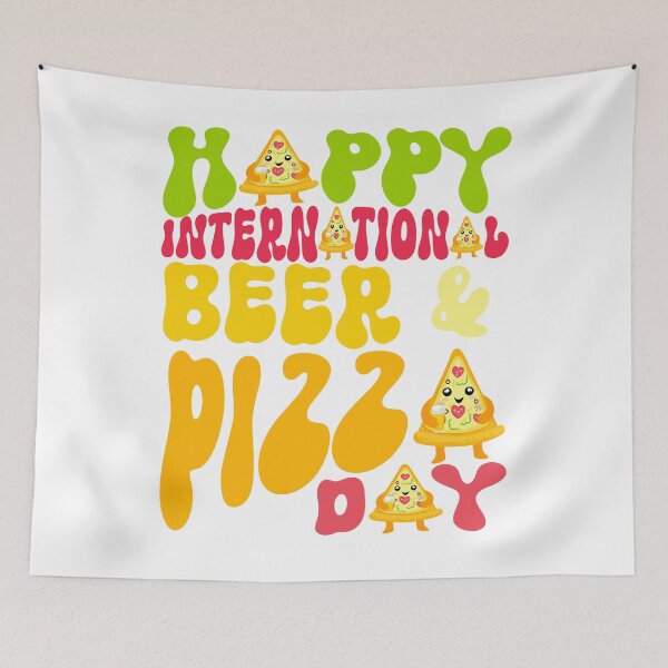 Artikelvorschau, Alles Gute zum Internationalen Bier- und Pizzatag entworfen und verkauft von justaimhigher.