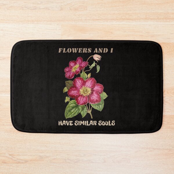 Item preview, FLOWERS AND I HAVE SIMILAR SOULS designed and sold by netdota.