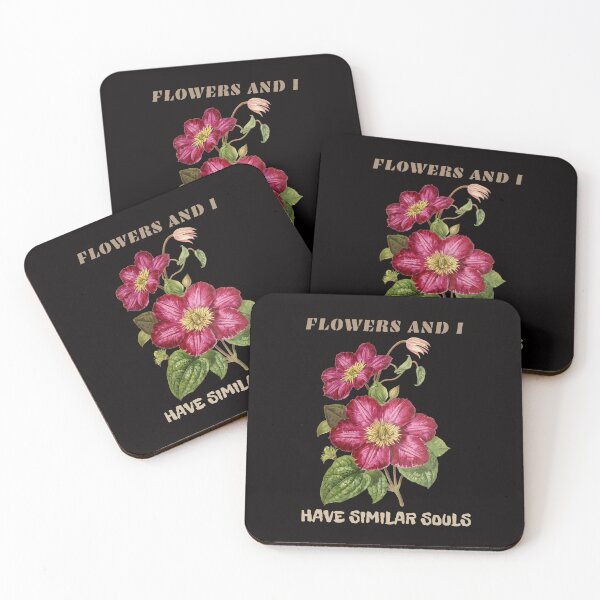 Item preview, FLOWERS AND I HAVE SIMILAR SOULS designed and sold by netdota.