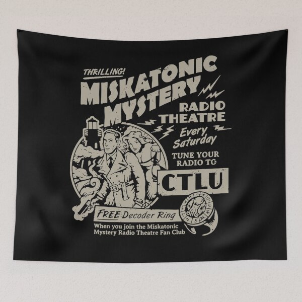 Item preview, Miskatonic Mystery Radio theatre Essential vintage designed and sold by KELLYBROWND.