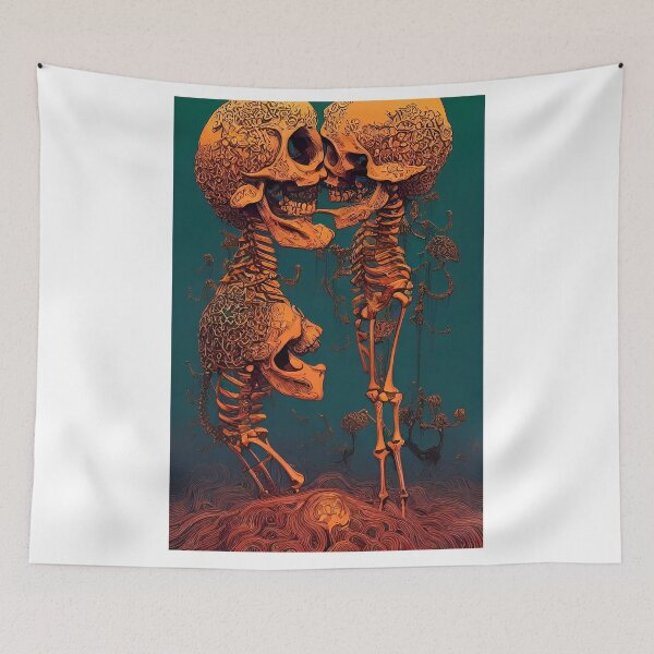 Item preview, "It Was..." Skeletons in Love designed and sold by Christopher Droege.