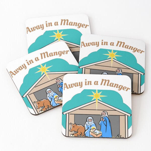 Item preview, Away In A Manger Christmas Carol designed and sold by RhondaCGoins.