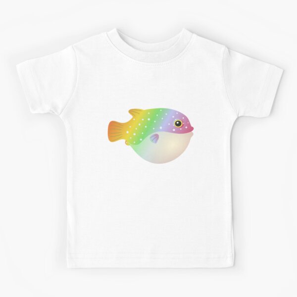puffer fish blow fish purple galaxy cute pufferfish Kids T-Shirt for Sale  by MiraNomegusta
