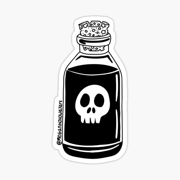Aperçu de l'œuvre Bouteille de poison créée et vendue par Megan Holloway Art.