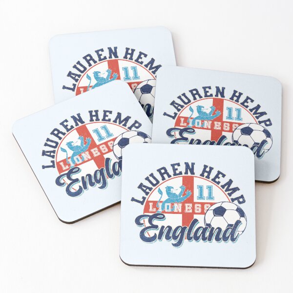 Item preview, England Lionesses - Lauren Hemp #11 (sunset style) designed and sold by Numero14.