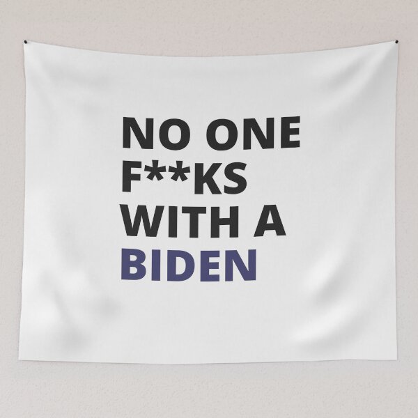 Item preview, NO one f**cks with a Biden | Dark Brandon  designed and sold by Giovanni's  Brown Quotes.