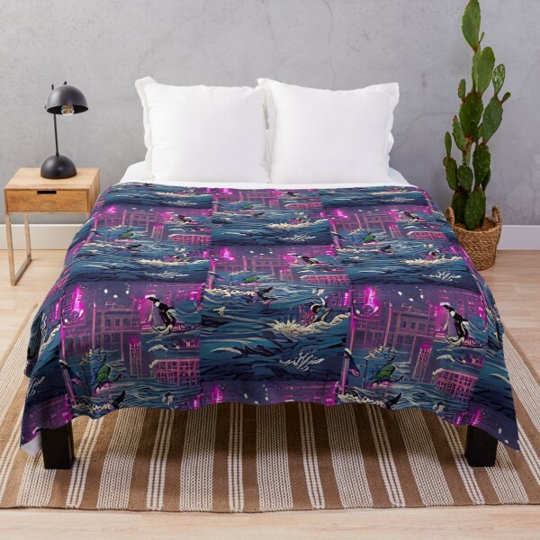 Item preview, Futuristic city abstract scenery designed and sold by goDrinkSumWater.