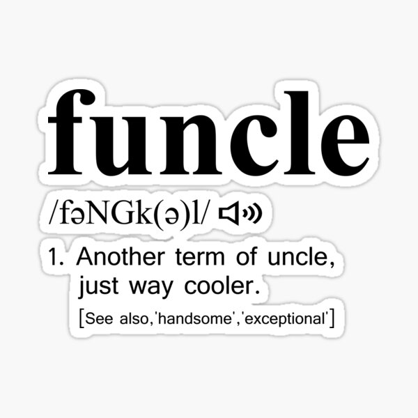 FUNCLE Sticker
