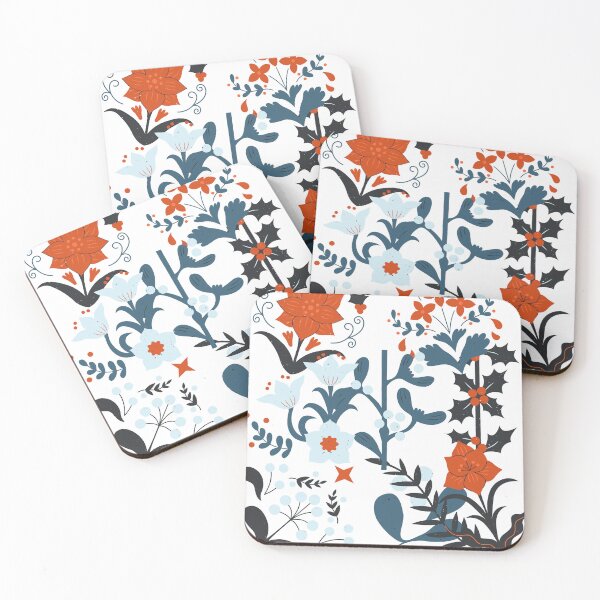 Item preview, flowers and leaves 4 designed and sold by Tininai.
