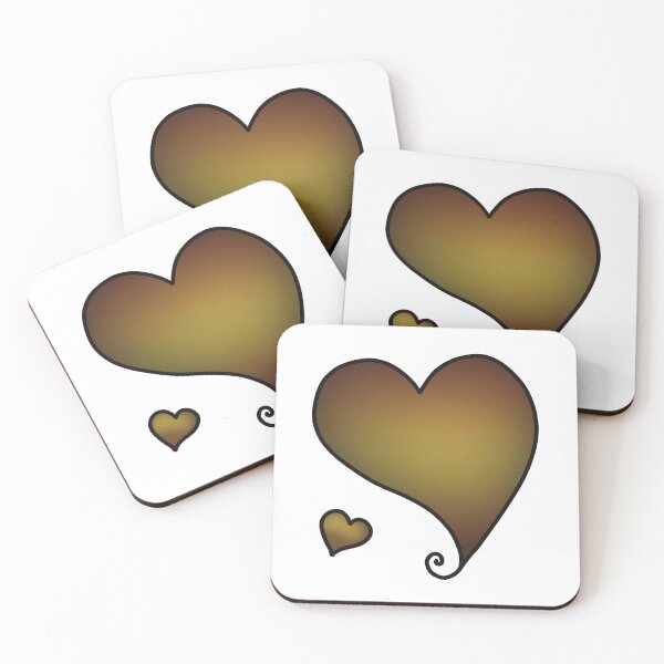 Item preview, Blended Golden Brown Heart  designed and sold by Krista Robertson.