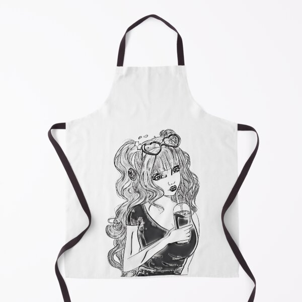 Item preview, Anime Cute Bar Girl - Sketch Style designed and sold by ProtonProject.