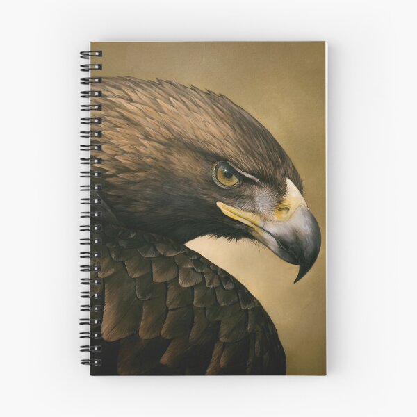 Item preview, Golden eagle portrait designed and sold by LucaMilioneArt.