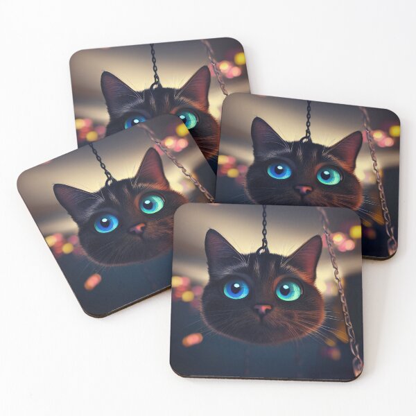 Item preview, Floating cat head designed and sold by Anuthea.
