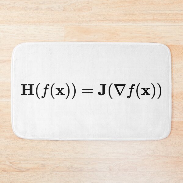 Item preview, Hessian matrix and Jacobian matrix relation, differential calculus and math designed and sold by NoetherSym.
