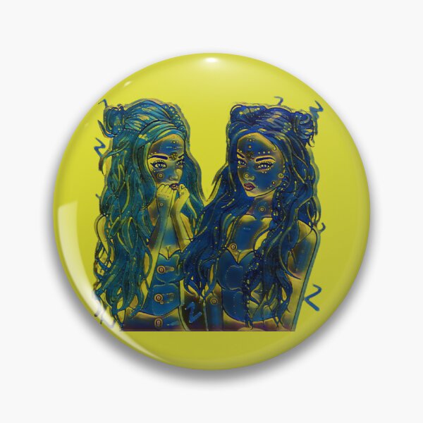Item preview, Zodiac Twins Anime Girl - Moonlight Sisters designed and sold by ProtonProject.