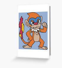 Monferno Greeting Card
