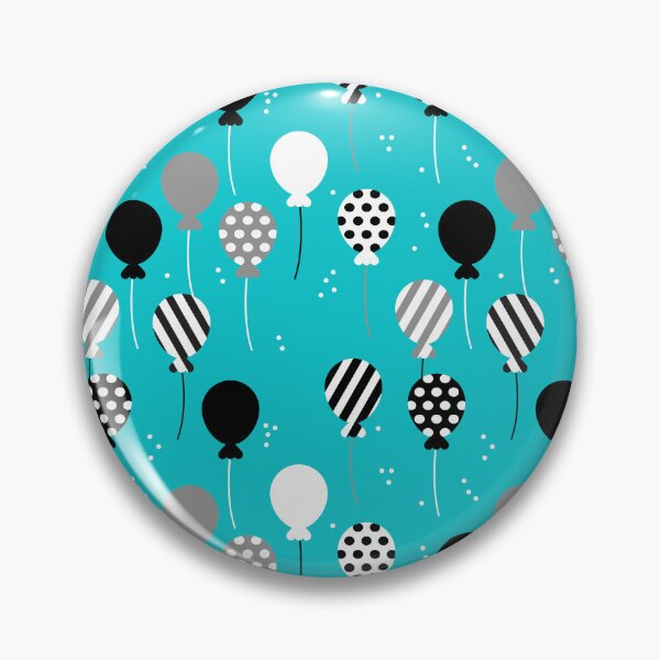 Artikelvorschau, Party Balloons - Teal entworfen und verkauft von Rainbows Galore.
