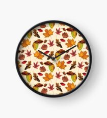 Fallen Leaves. Clock