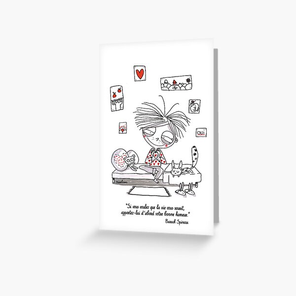 Item preview, Quote from Baruch Spinoza designed and sold by MissbeanArt.