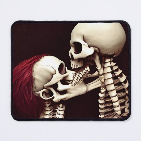 Item preview, "Our Little Game" Skeletons in Love designed and sold by Christopher Droege.