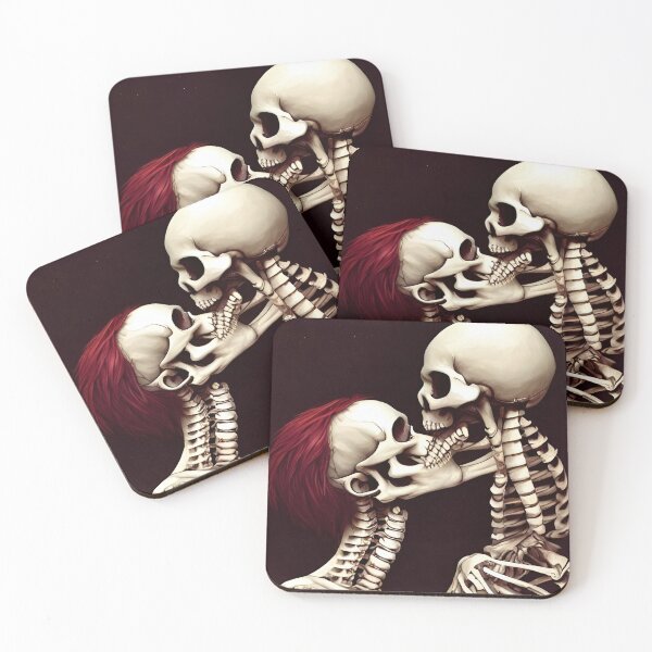 Item preview, "Our Little Game" Skeletons in Love designed and sold by Christopher Droege.