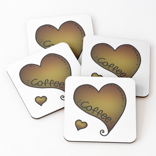 Item preview, Blended Golden Brown Heart Coffee designed and sold by Krista Robertson.
