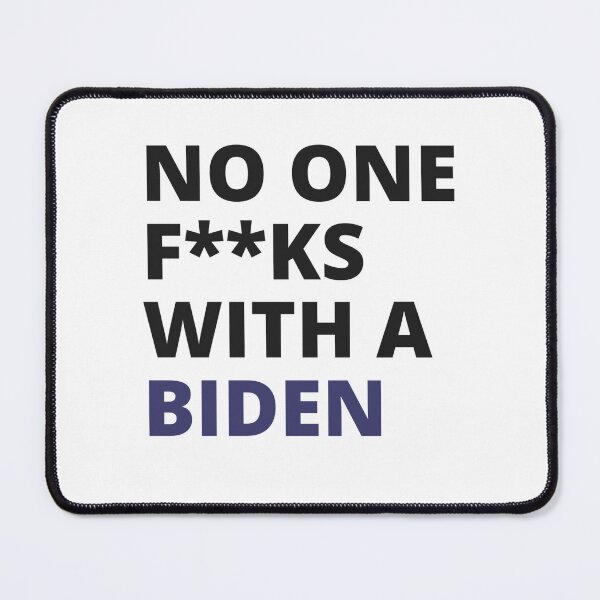 Item preview, NO one f**cks with a Biden | Dark Brandon designed and sold by Giovanni's Brown Quotes.