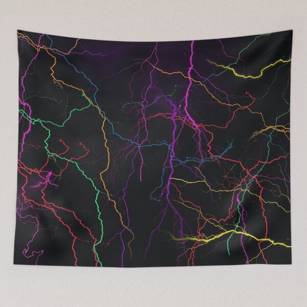 Item preview, Multi-colored lightning designed and sold by Zip-Zup.